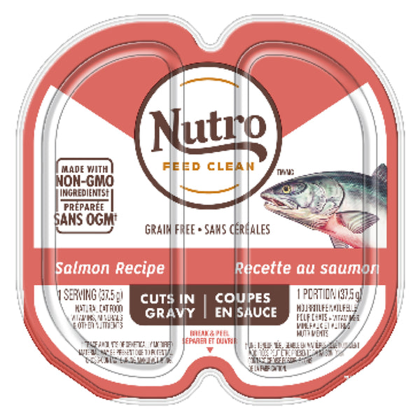 Nutro Salmon Cuts in Gravy Cat Food Trays