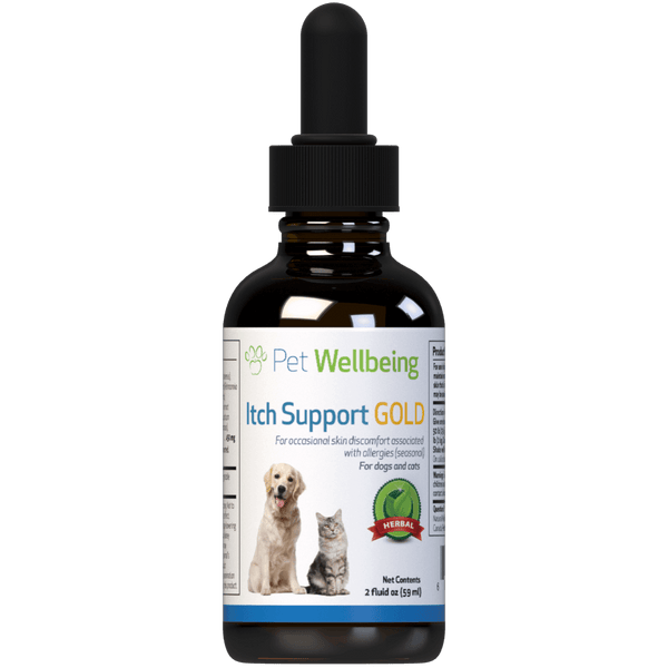 Pet Wellbeing Itch Support Gold