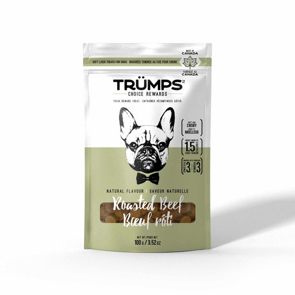 Spark Pet Trumps Natural Roasted Beef Dog Treats