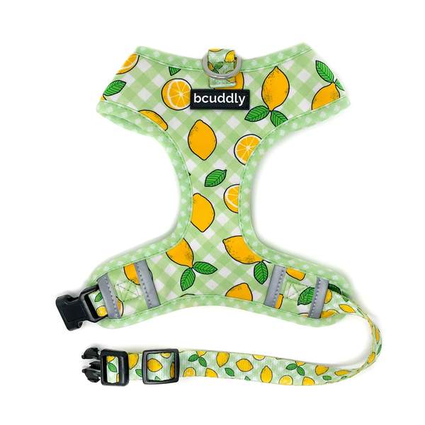 Bcuddly Control Dog Harness, Lemons