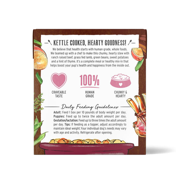 The Honest Kitchen One Pot Stews Braised Beef & Lamb Stew Wet Dog Food
