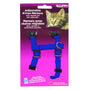 Burgham Harnais réglable pour chaton, bleu, 3/8 po x 9-15 po
