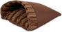 Aspen Pet Kitty Cave Cat Bed, Chocolate Brown