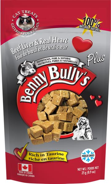 Bennys Bully's Beef Liver & Real Heart Cat Treats