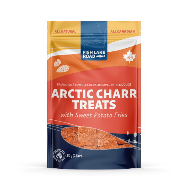 Fish Lake Friandises pour chiens omble chevalier arctique et patate douce