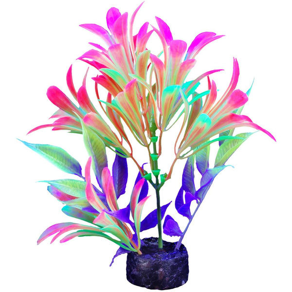 Marina iGlo Hedge Aquarium Plant, Orange/Green