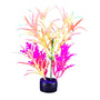 Marina iGlo Plante Fontaine Aquarium, Orange/Jaune/Rose