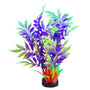 Marina iGlo Plante Aquarium Bambou à Large Feuille, Jaune/Violet