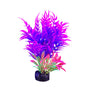 Marina iGlo Plante Aquarium Bambou à Feuille Fine, Rose/Violet