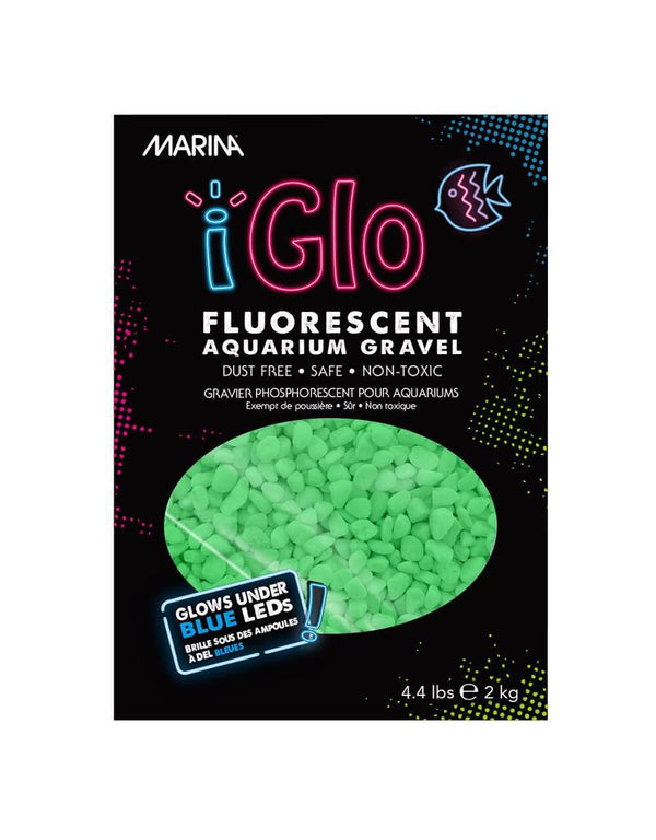Marina iGlo Fluorescent Aquarium Gravel, Green