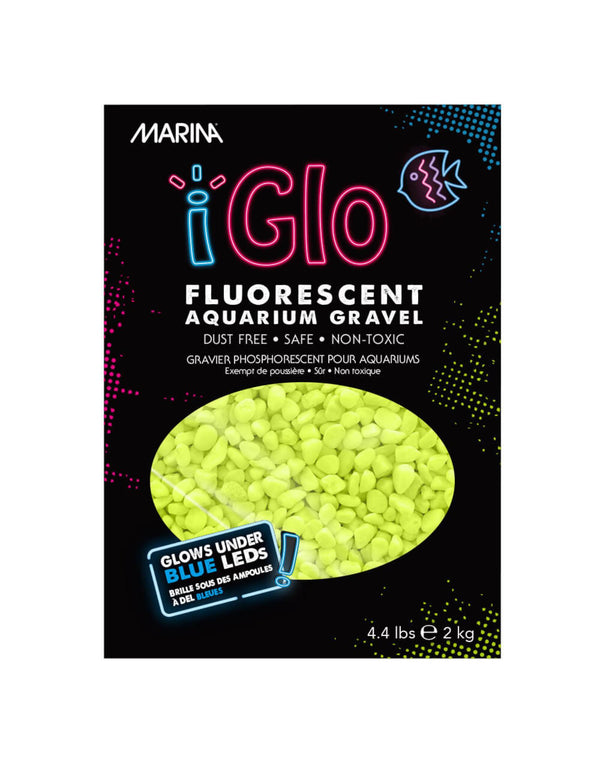 Marina iGlo Fluorescent Aquarium Gravel, Yellow