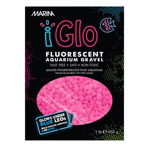 Marina iGlo Fluorescent Aquarium Gravel, Pink