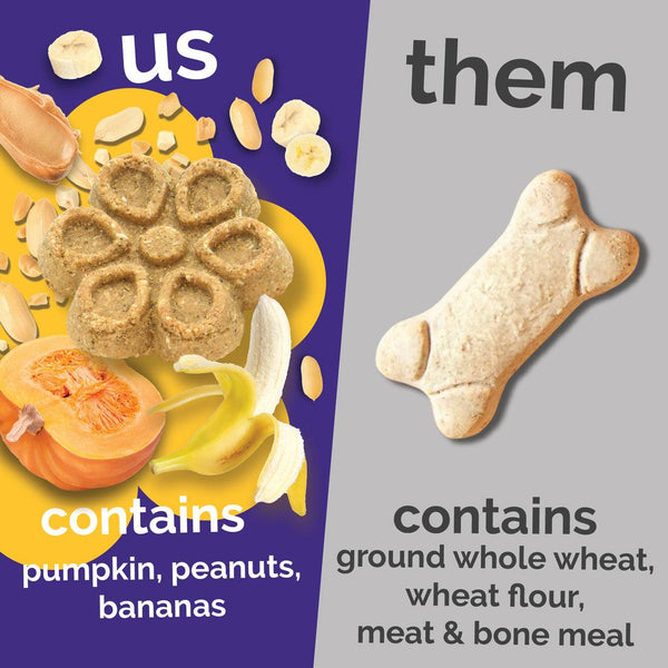 Fruitables Biggies Peanut Butter & Banana Dog Treats