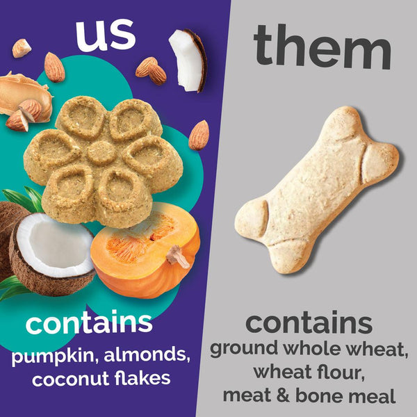Fruitables Biggies Almond Butter & Coconut Dog Treats