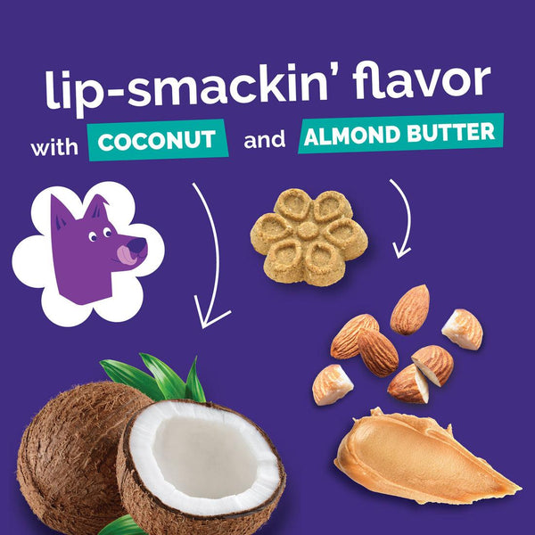 Fruitables Biggies Almond Butter & Coconut Dog Treats