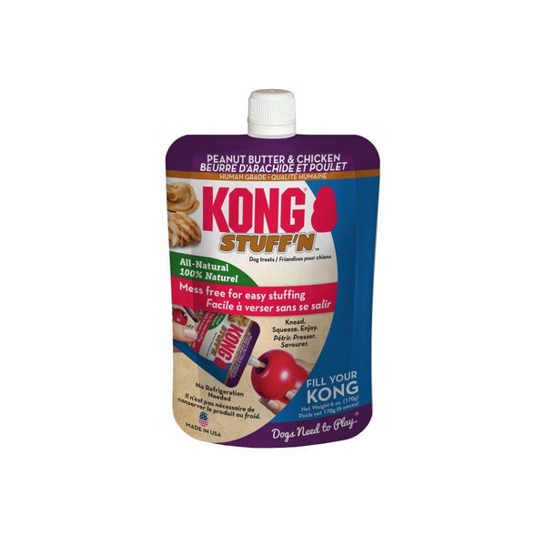Gâteries KONG Stuff'N All Natural au beurre de arachides et au poulet pour chiens