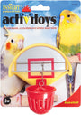 JW Pet Activitoy Birdie Jouet de basket-ball, Petit/Moyen