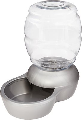 Abreuvoir Petmate Pearl Replenish avec Microban, nickel brossé