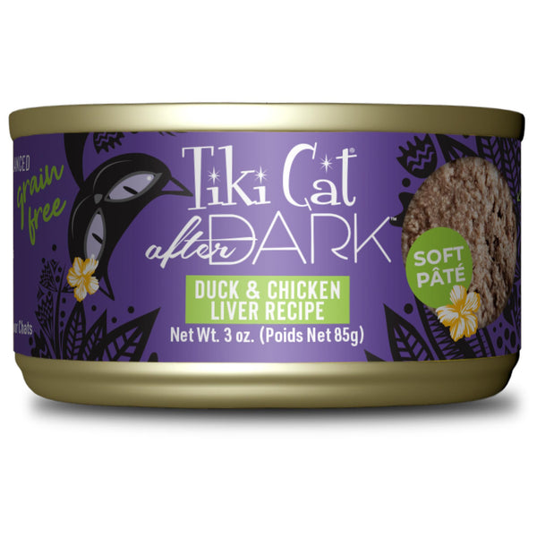 Tiki Cat After Dark Pâté Canard Nourriture Pour Chats En Conserve