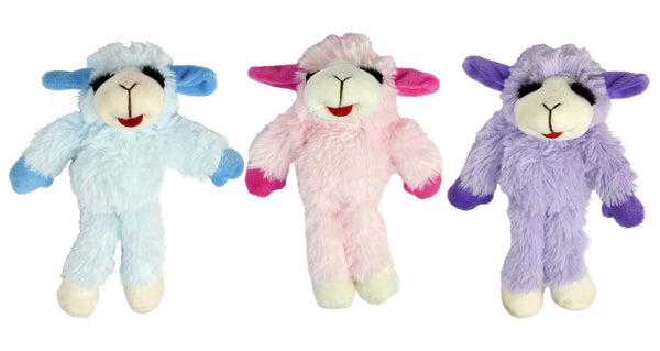 Multipet Pet Envy Jouet pour Chiens Côtes d’Agneau Floppy, Assortiment