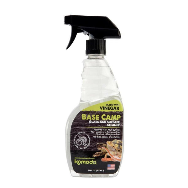Komodo Nettoyant pour terrariums en verre et surfaces Base Camp