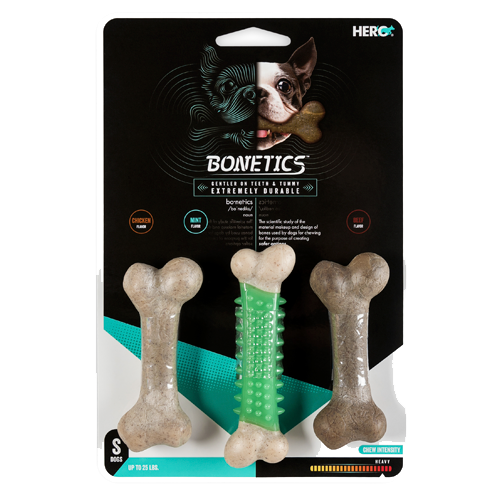 Hero Bonetics Combo Dog Chew Toy, Assorted Flavors