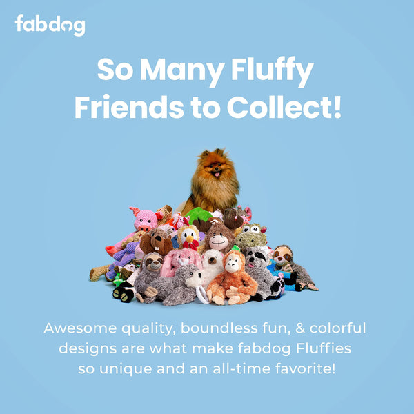 Fabdog Fluffy Peluche pour chien Alligator