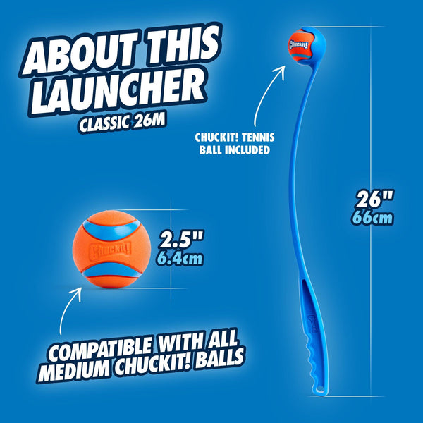 Chuckit! Classic Launcher, Color Varies, Original