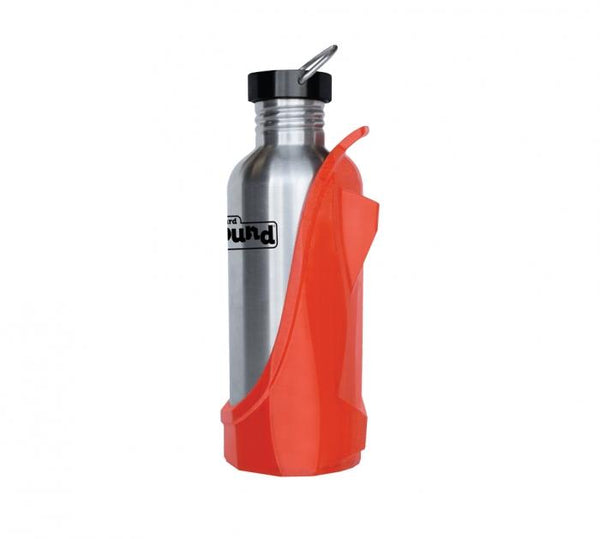 Outward Hound 2-in-1 Dog Travel Bottle & Bowl, Orange