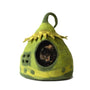 Dharma Dog Karma Cat Maison fée Caverne Lit pour chats, vert