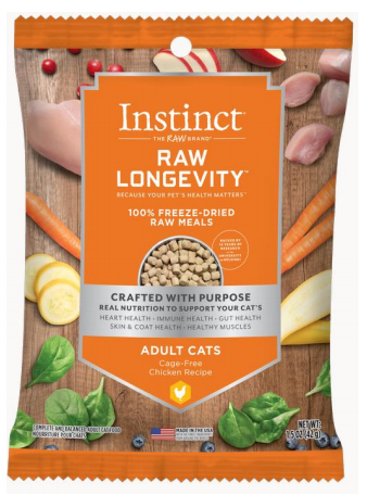 Instinct Raw Longevity Chicken Freeze-Dried Cat Food