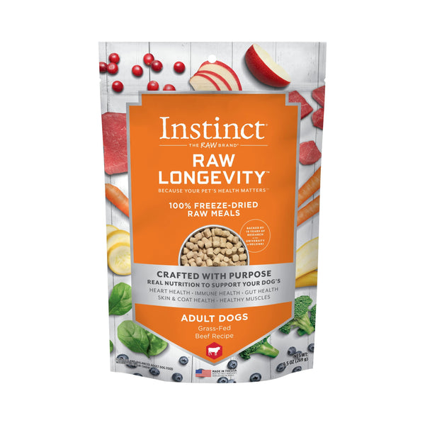 Instinct Raw Longevity Beef Freeze-Dried Dog Food
