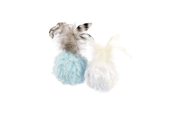 P.L.A.Y. Feline Frenzy Holiday Balls of Furry Cat Toy