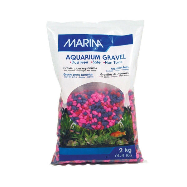 Marina Decorative Epoxy Aquarium Gravel, Jelly Bean