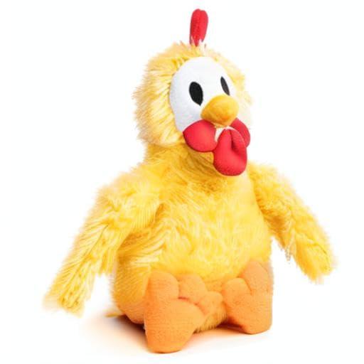 fabdog Fluffy Peluche pour chien Poulet