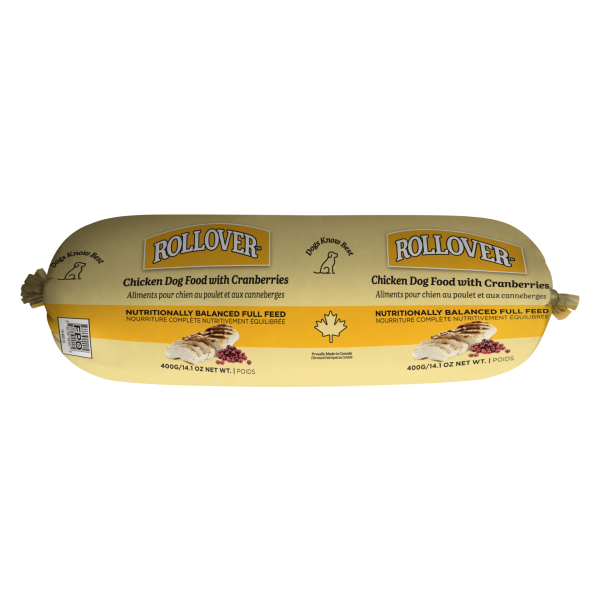 Rollover Chicken with Cranberries Roll Dog Food