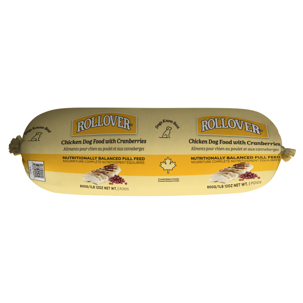Rollover Chicken with Cranberries Roll Dog Food