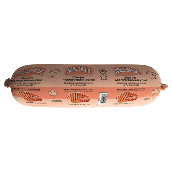 Rollover Wheat-Free Wild Pacific Salmon Roll Dog Food