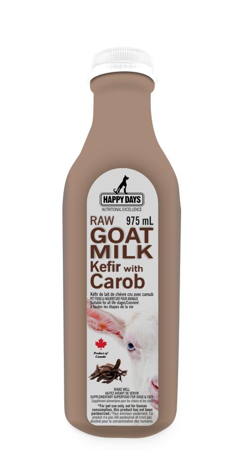 Happy Days Raw Goat Milk Kefir with Carob for Dogs & Cats