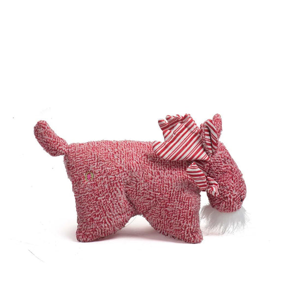 HuggleHounds Peppermint Collection Squooshie Moose Dog Toy