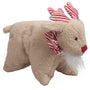 HuggleHounds Jouet pour chiens Renne Squooshie de la collection Peppermint