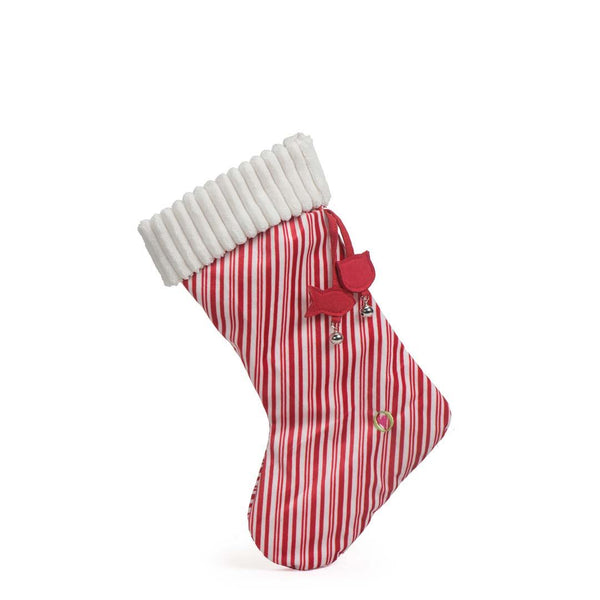 HuggleHounds Peppermint Collection Stocking with Cat & Fish Charms Cat Toy