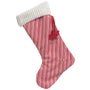 HuggleHounds Jouet chaussette avec breloques os de la collection Peppermint