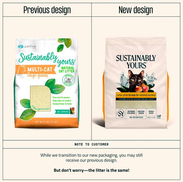 Sustainably Yours Large-Grain Formula Cat Litter