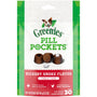 Greenies Pill Pockets Friandises pour chiens, goût Hickory Smoke, 30 unités