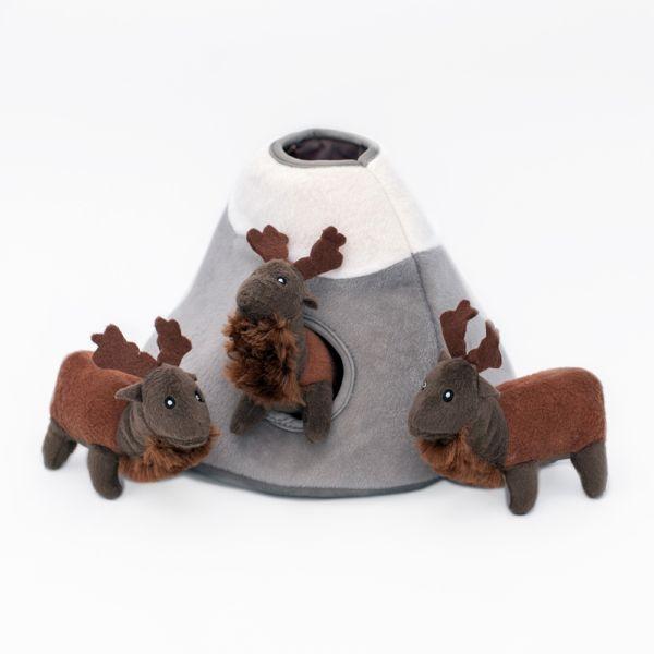 ZippyPaws Jouet pour chien Elan de montagne Zippy Burrow