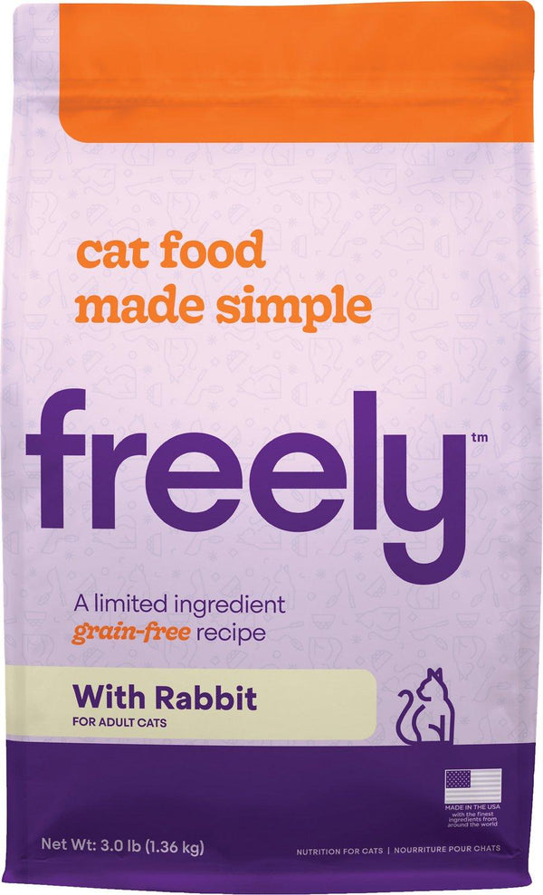 Freely Rabbit Limited Ingredient Grain-Free Dry Cat Food