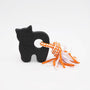 ZippyPaws Jouet pour chien Halloween ZippyTuff Teetherz Chat noir