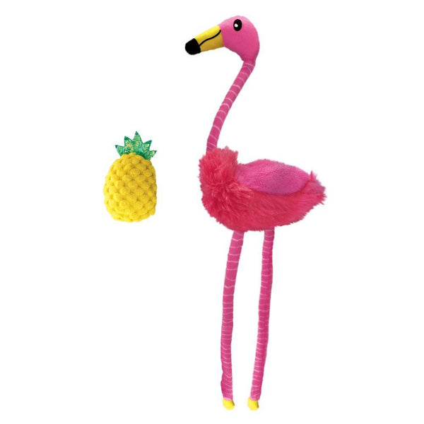 KONG Tropics Flamingo Cat Toy, 2-pk