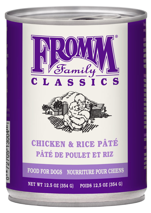 Fromm Family Classic Chicken & Rice Pate Canned Dog Food